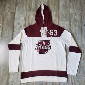 UMass CHAMPION White Hoodie Size S Retail $78